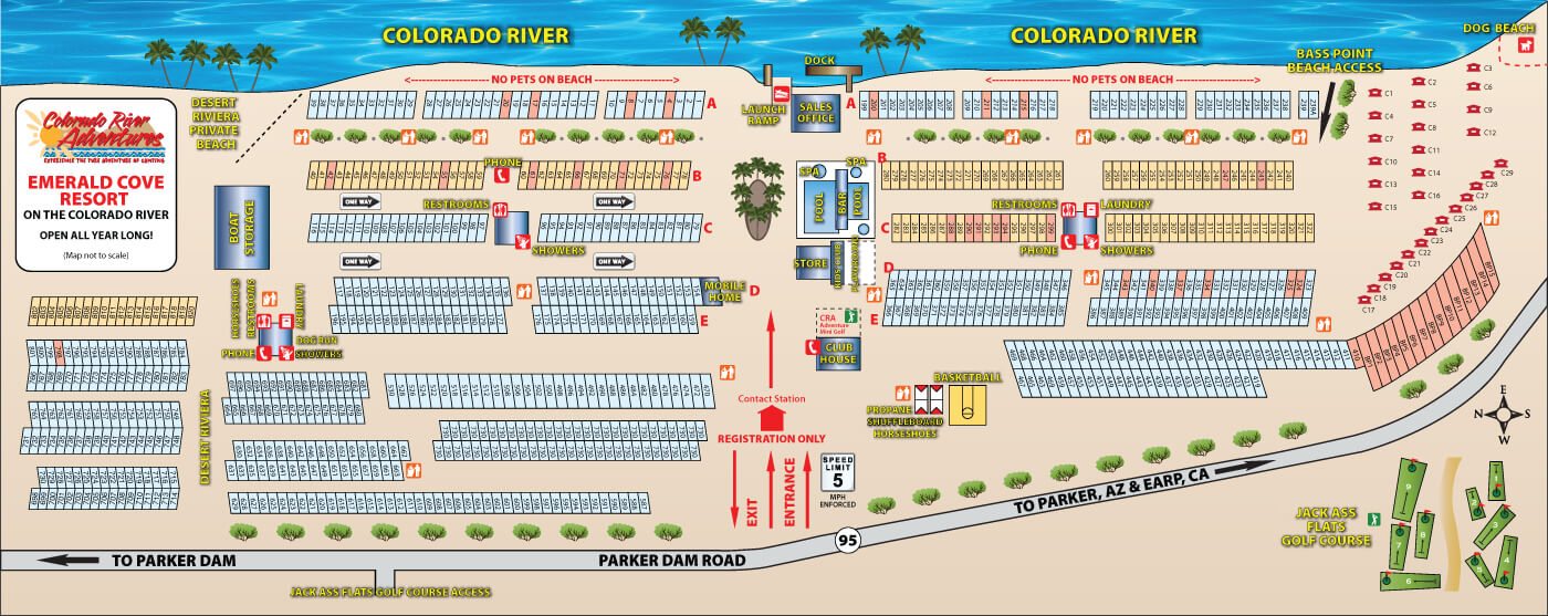 emerald cove resort map